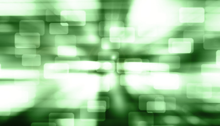 Squares Bokeh on green background.の写真素材