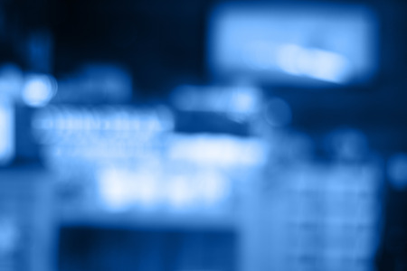 Blue gradient blurred abstract background.の写真素材