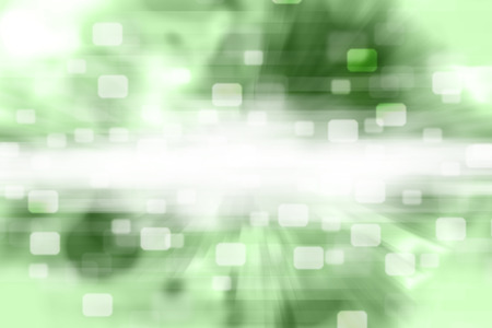 Squares Bokeh on green background.の写真素材