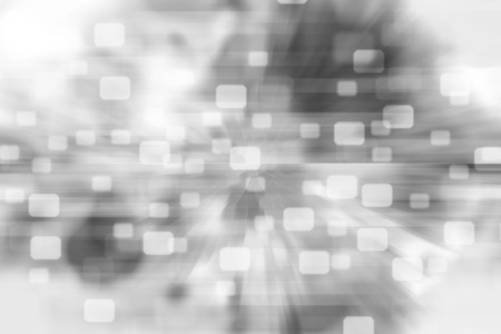 Squares Bokeh on gray background.の写真素材