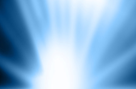 Blue blurred background.の写真素材