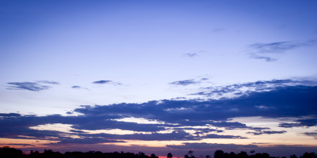 Scenery of river during twilight.の写真素材