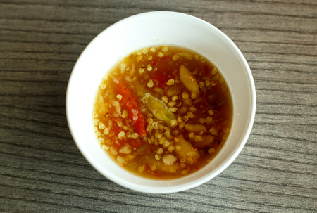 Spicy sauce.の写真素材