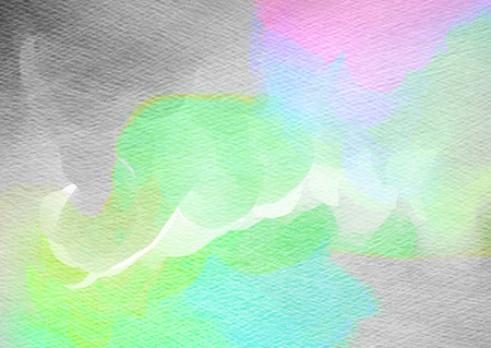 Abstract colorful watercolor background. Digital art painting.の写真素材