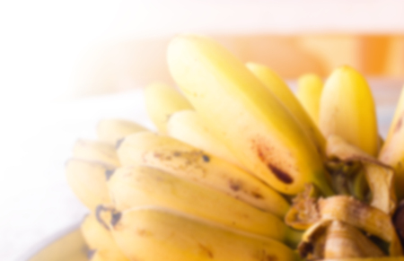 Blurred of Bananas fruit.の写真素材