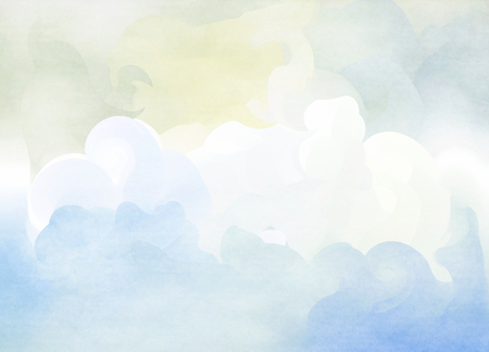 Abstract colorful watercolor for background.の写真素材