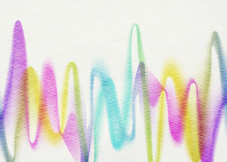 Abstract colorful water color for background.の写真素材