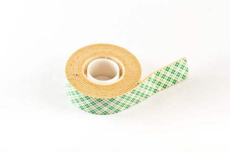 Double Foam Tape on White backgroundの写真素材