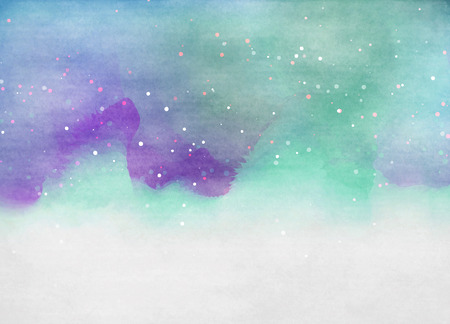 Abstract colorful watercolor for background. Digital art painting.の写真素材