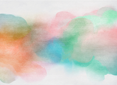 Abstract colorful watercolor for background. Digital art painting.の写真素材