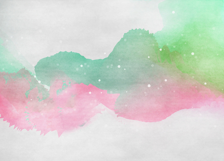 Abstract colorful water color for background. Digital art painting.の写真素材