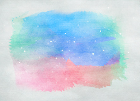 Abstract colorful watercolor for background. Digital art painting.の写真素材