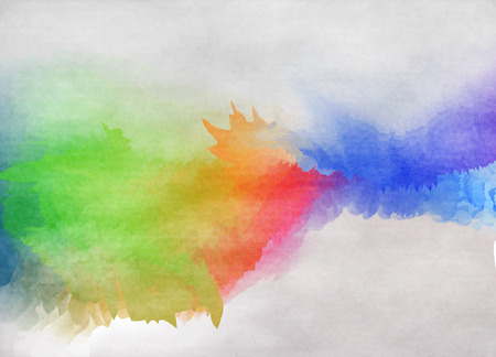 Abstract colorful water color for background. Digital art painting.の写真素材