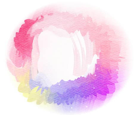 Abstract colorful watercolor for background. Digital art painting.の写真素材