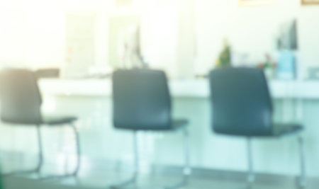 Office blurred background and defocused for presentation.