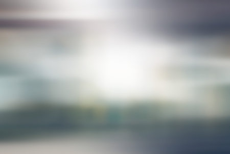 Blue blurred background.