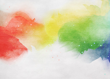Abstract colorful watercolor for background. Digital art painting.の写真素材