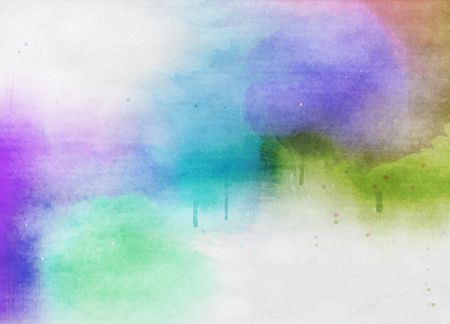 Abstract colorful watercolor for background. Digital art painting.の写真素材