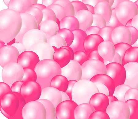 Pink balloons as background.の写真素材
