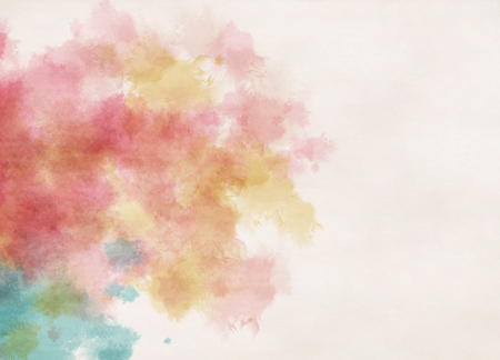 Abstract watercolor background. Abstract colorful digital art painting.の写真素材