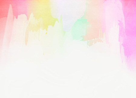 Abstract colorful watercolor for background. Digital art painting.の写真素材