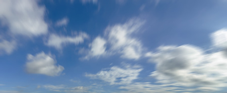 Blurred blue sky with cloudy, Defocused blue sky with cloudy.の写真素材