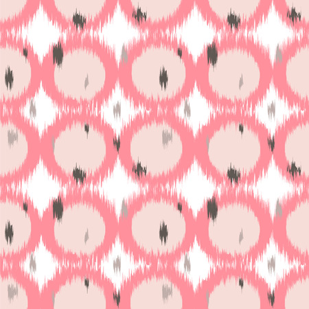 Ikat Seamless Pattern Design for Textile.のイラスト素材