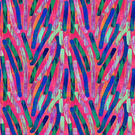 Ikat Seamless Pattern Design for Fabric.の写真素材