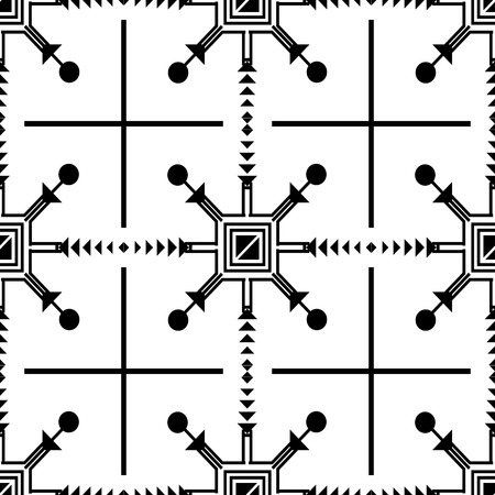 Ikat Seamless Pattern Design for Fabric.のイラスト素材