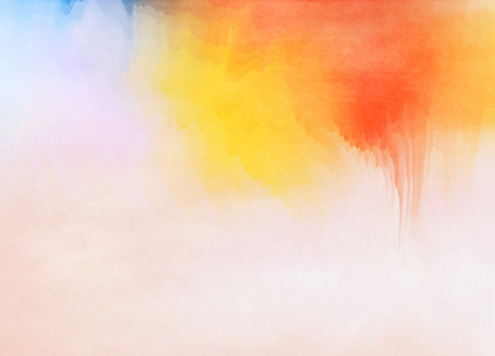 Abstract colorful watercolor for background. Digital art painting.の写真素材