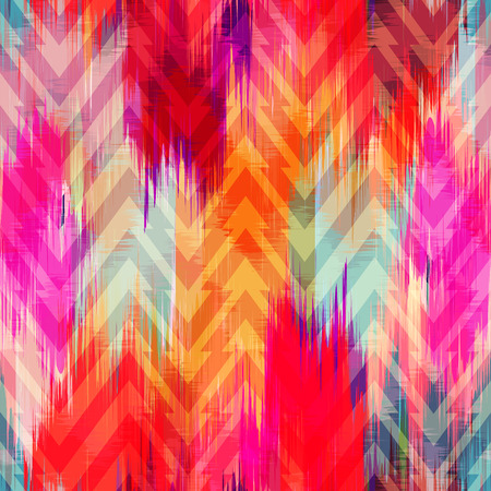 Ikat Seamless Pattern Design for Fabric.の写真素材