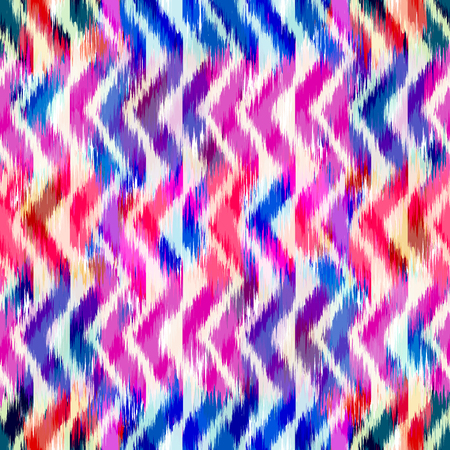 Ikat Seamless Pattern Design for Fabric.の写真素材