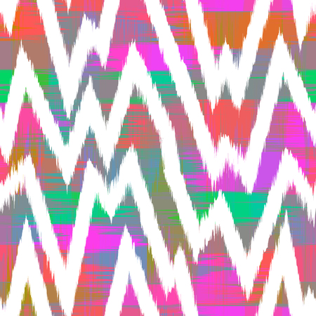 Ikat Seamless Pattern Design for Fabric.の写真素材