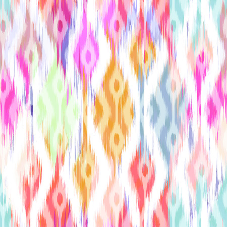 Ikat Seamless Pattern Design for Fabric.の写真素材