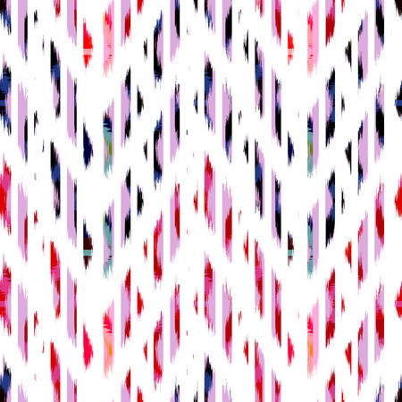 Ikat Seamless Pattern Design for Fabric.の写真素材