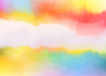 Abstract colorful watercolor for background. Digital art painting.の写真素材