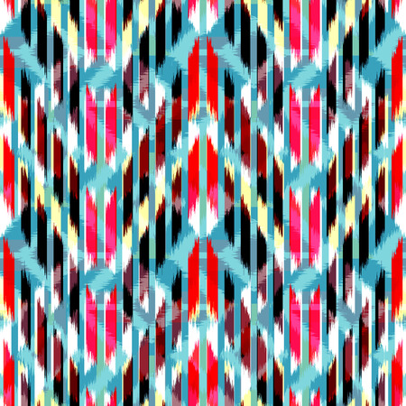 Ikat Seamless Pattern Design for Fabric.の写真素材