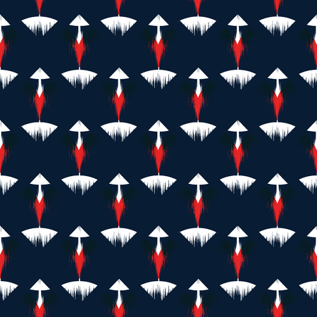 Ikat Seamless Pattern Design for Fabric.の写真素材