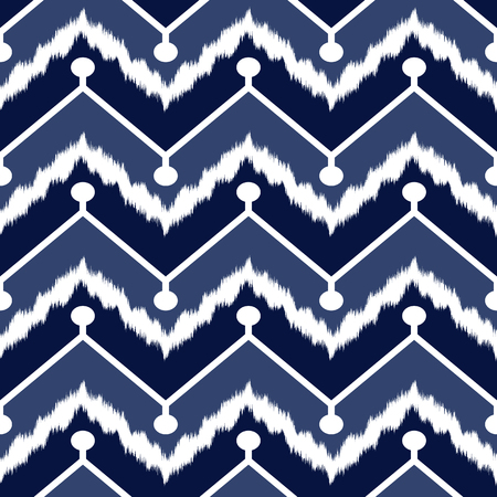 Ikat Seamless Pattern Design for Fabric.の写真素材