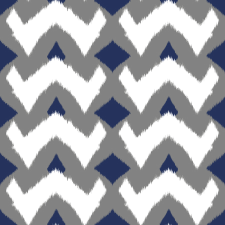 Ikat Seamless Pattern Design for Fabric.の写真素材