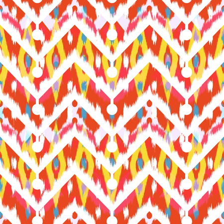 Ikat Seamless Pattern Design for Fabric.の写真素材