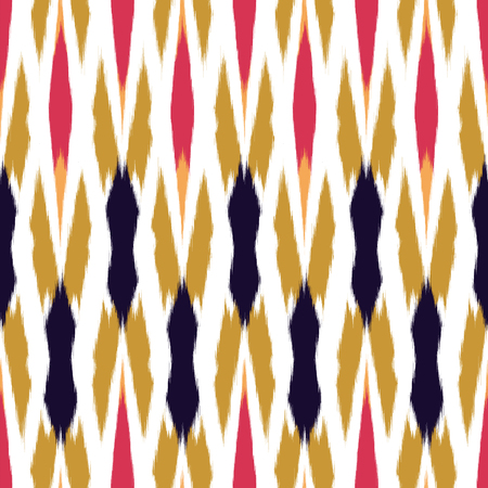 Ikat Seamless Pattern Design for Fabric.の写真素材