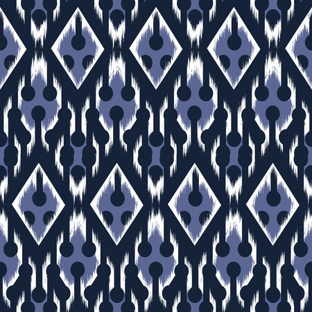 Ikat Seamless Pattern Design for Fabric.の写真素材