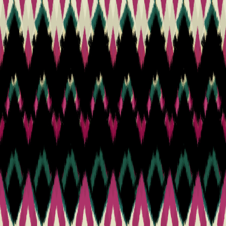 Ikat Seamless Pattern Design for Fabric.の写真素材