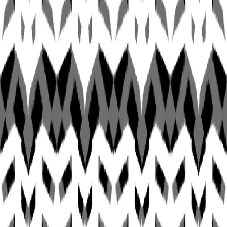 Ikat Seamless Pattern Design for Fabric.の写真素材