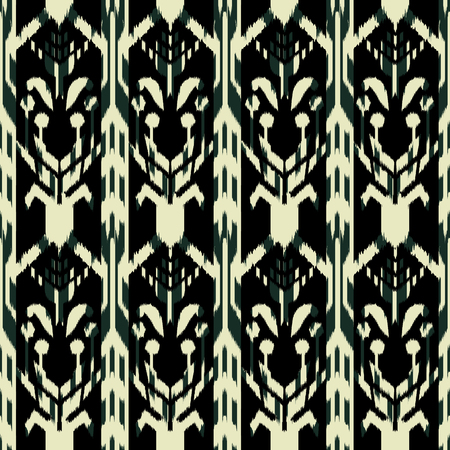 Ikat seamless pattern  as cloth, curtain, textile design, wallpaper, surface texture background.の写真素材