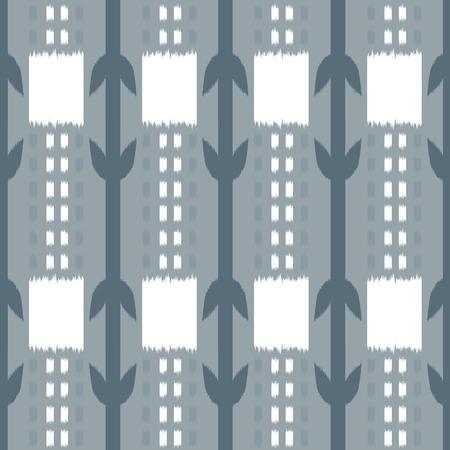 Ikat Seamless Pattern Design. Ethnic fabric. Bohemian fashion.のイラスト素材