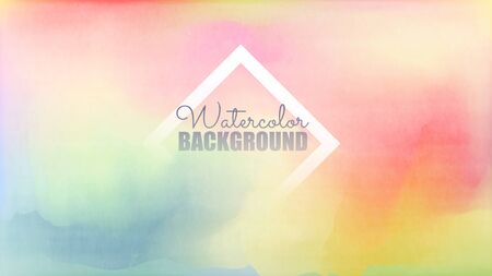 Pastel watercolor backdrop.  Fashion background. Watercolor brush strokes. Creative illustration. Artistic color palette. Vector illustration. Fluid Gradient Cover. Colorful Pastel.のイラスト素材