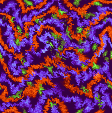 Seamless pattern with abstract fractal texture. Fantasy fractal texture. Digital art.の写真素材