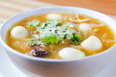 Braised Fish Maw in Red Gravyの写真素材